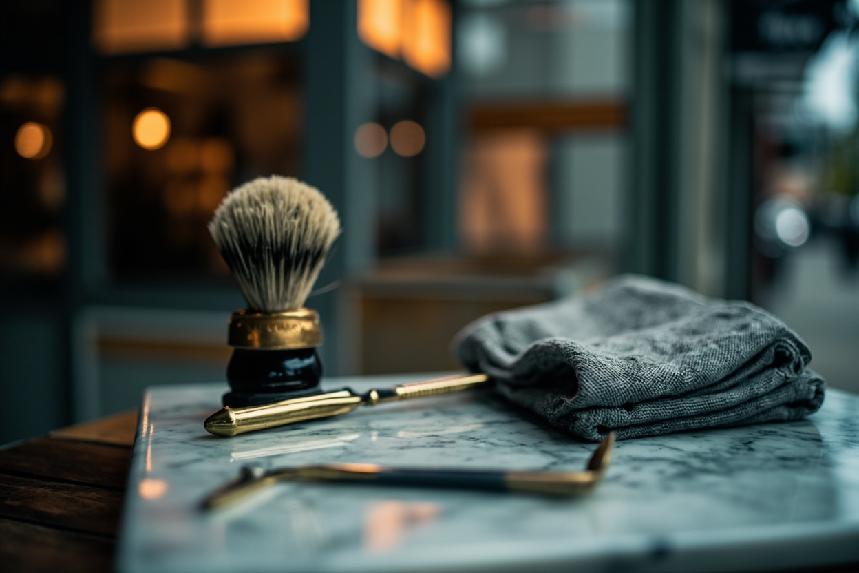 Alens Golden Scissors Barbers, barbershop in Steveston, Richmond BC