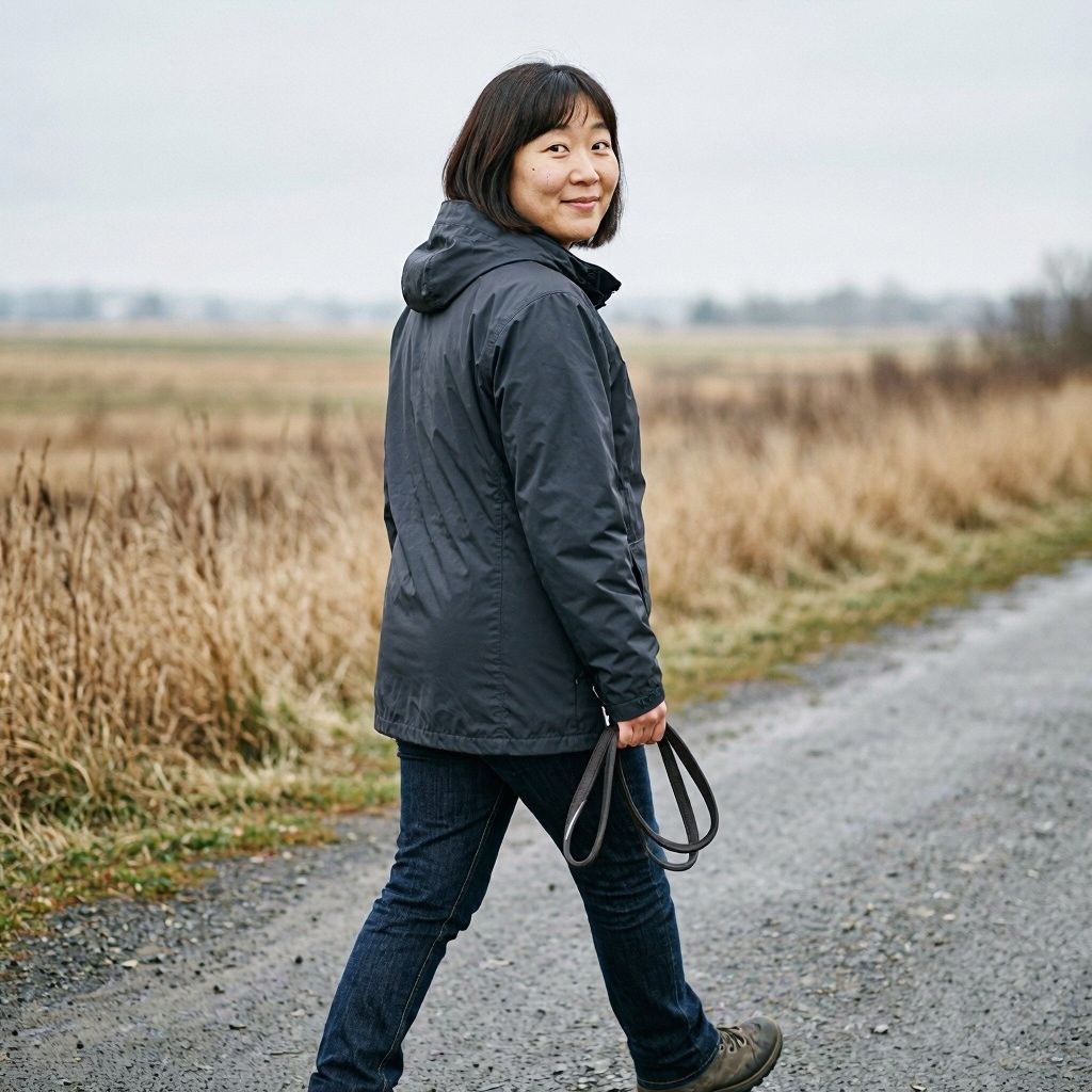 June Tam out walking in Richmond BC