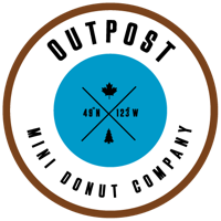 Outpost Mini Donut Company logo